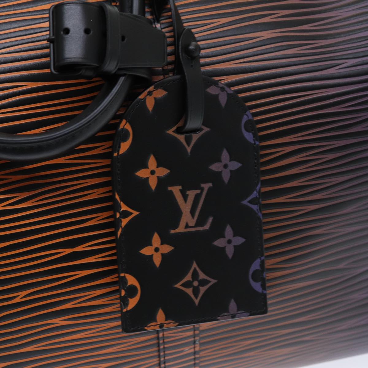LOUIS VUITTON Epi XL Keepall Bandouliere 50 Boston Bag Black M23174 82746S