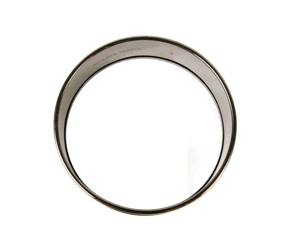 Luxury Bottega Veneta Enamel Metal Woven ilver Bracelet