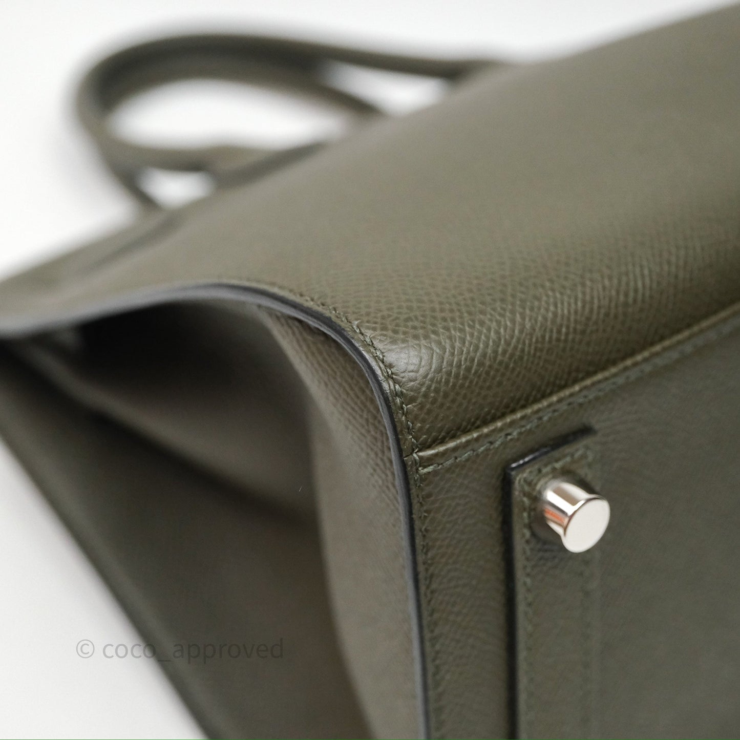 Hermès Birkin 30 Vert de Gris C6 Epsom Sliver Hardware
