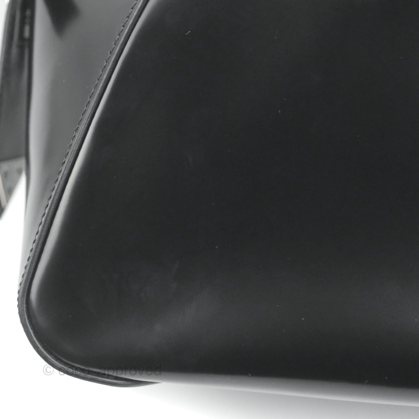 Prada Small Supernova Handbag Brushed Leather Black