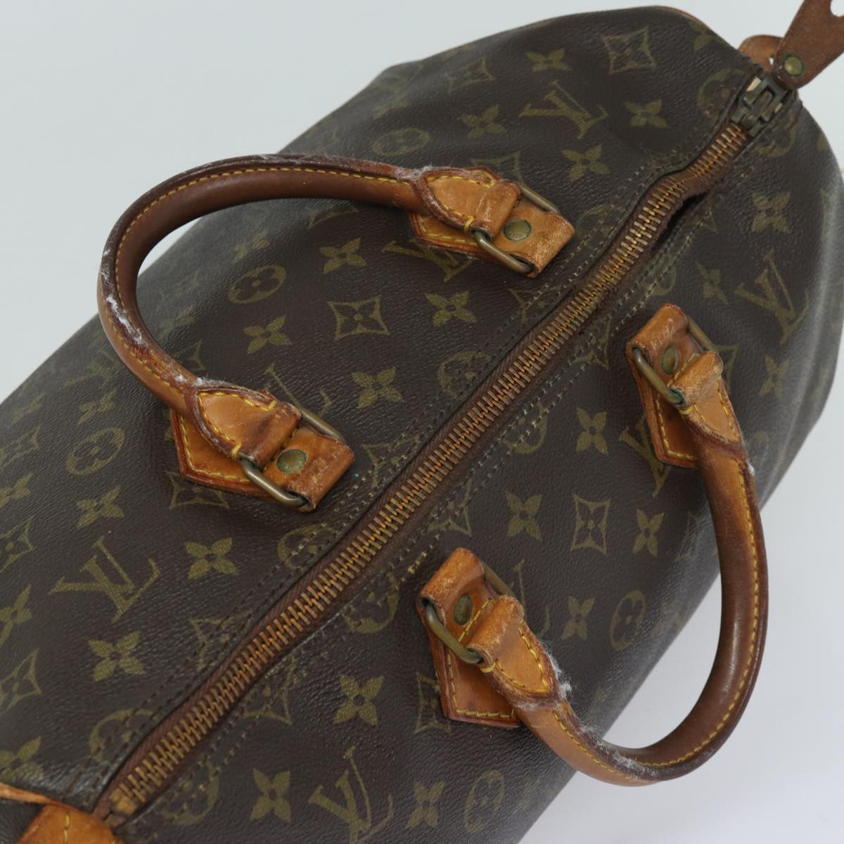 LOUIS VUITTON Monogram Speedy 35 Hand Bag M41524 LV 82799