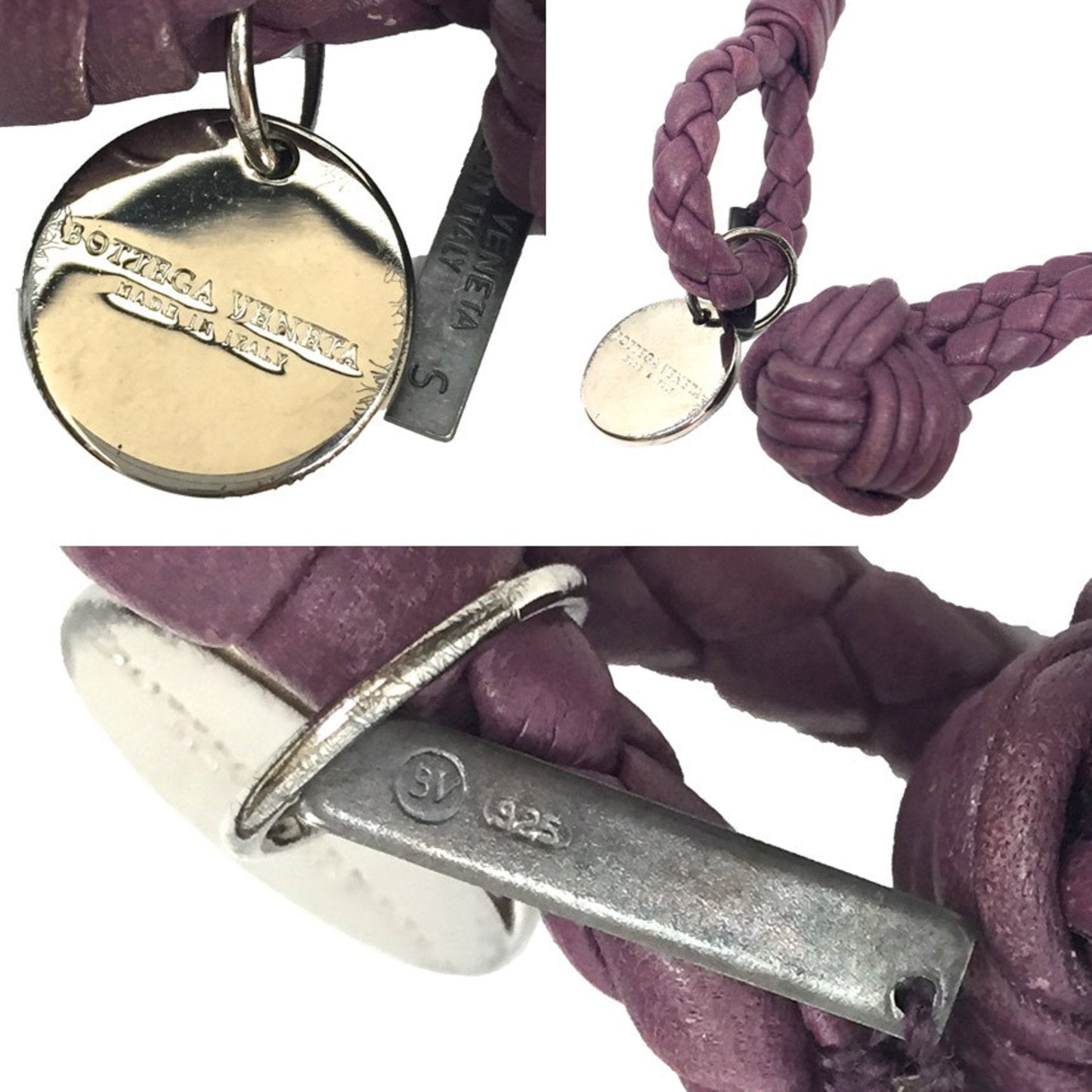 Luxury Bottega Veneta Leather Charm Bracelet ()