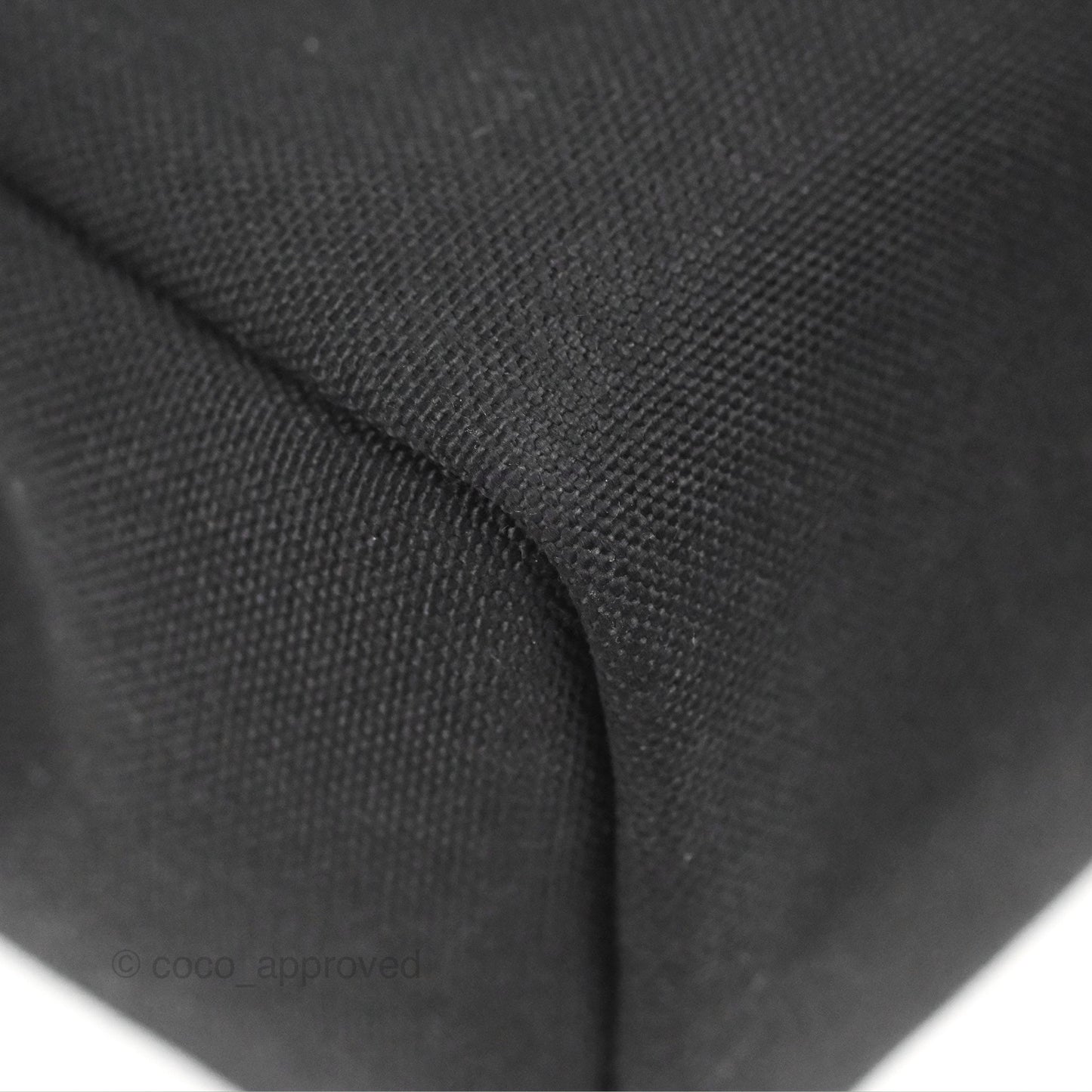 Hermès Herbag Zip 31 Retourne Black Canvas Palladium Hardware