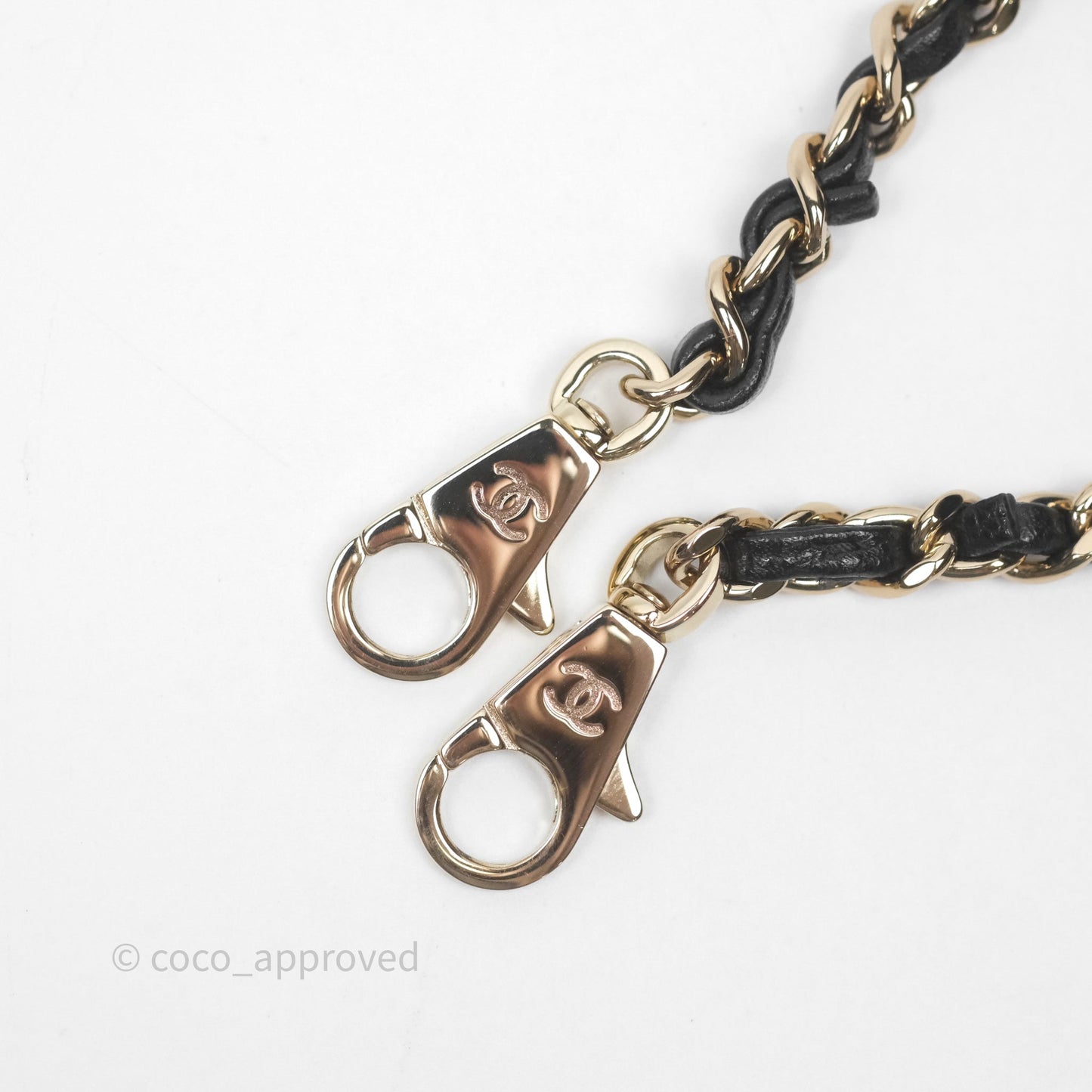 Chanel Mini Coco Handle Quilted Black Caviar Gold Hardware