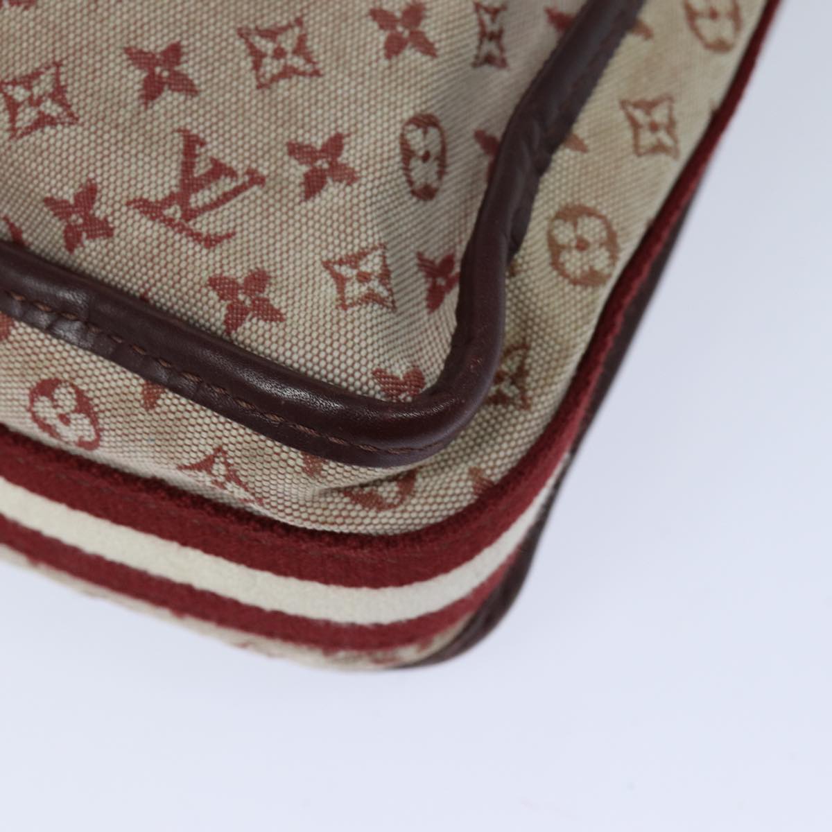 LOUIS VUITTON Monogram Mini Besace Mary Kate Bag Red M92321 LV 82835