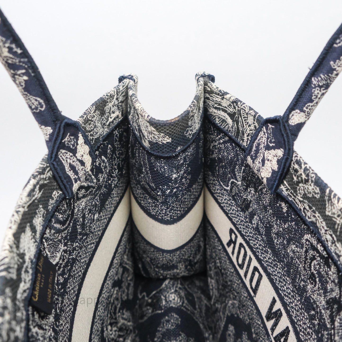 Christian Dior Toile De Jouy Medium Book Tote Canvas