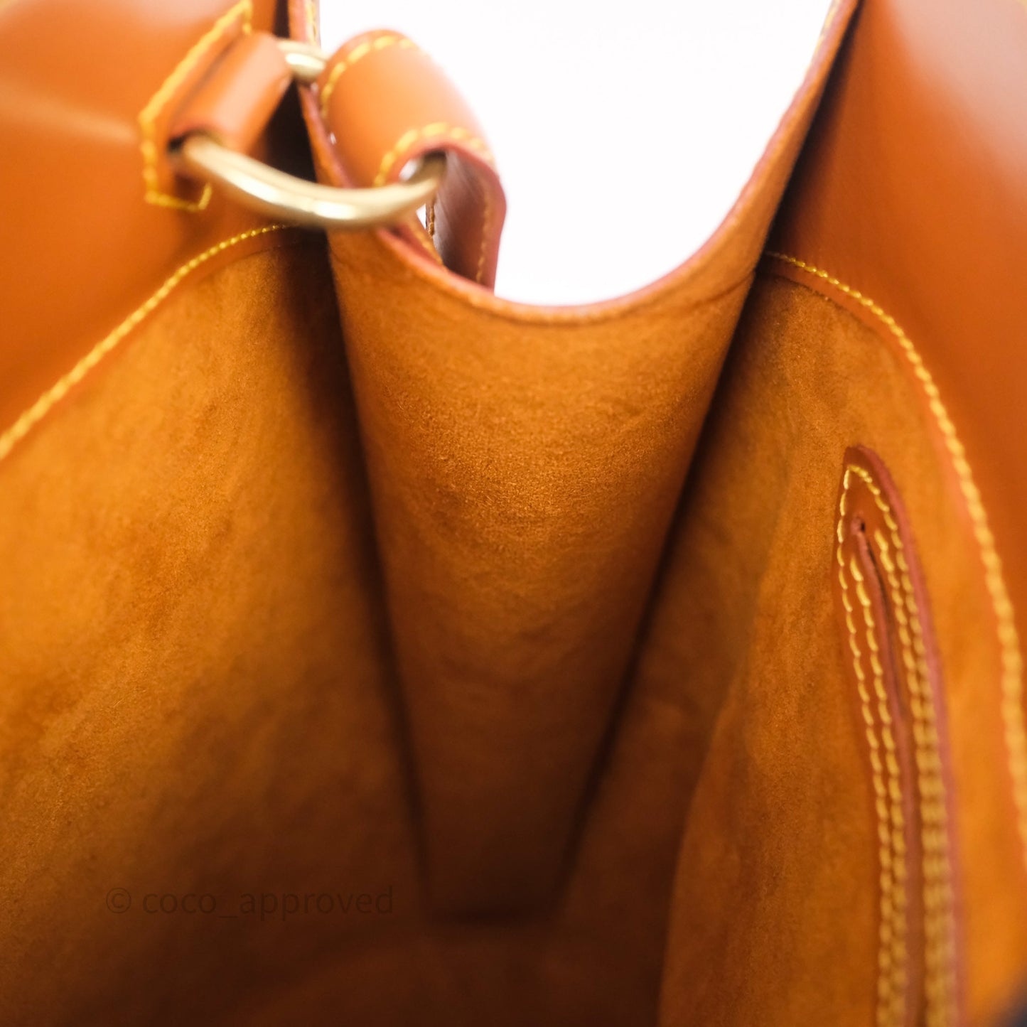 Louis Vuitton Cluny Shoulder Bag Brown Epi