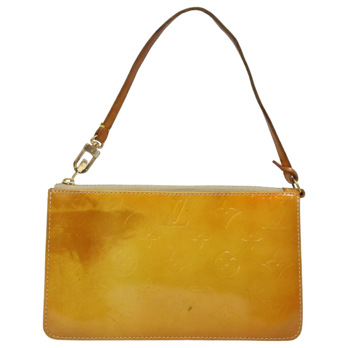 LOUIS VUITTON Monogram Vernis Lexington Accessory Pouch Beige M91010 82854