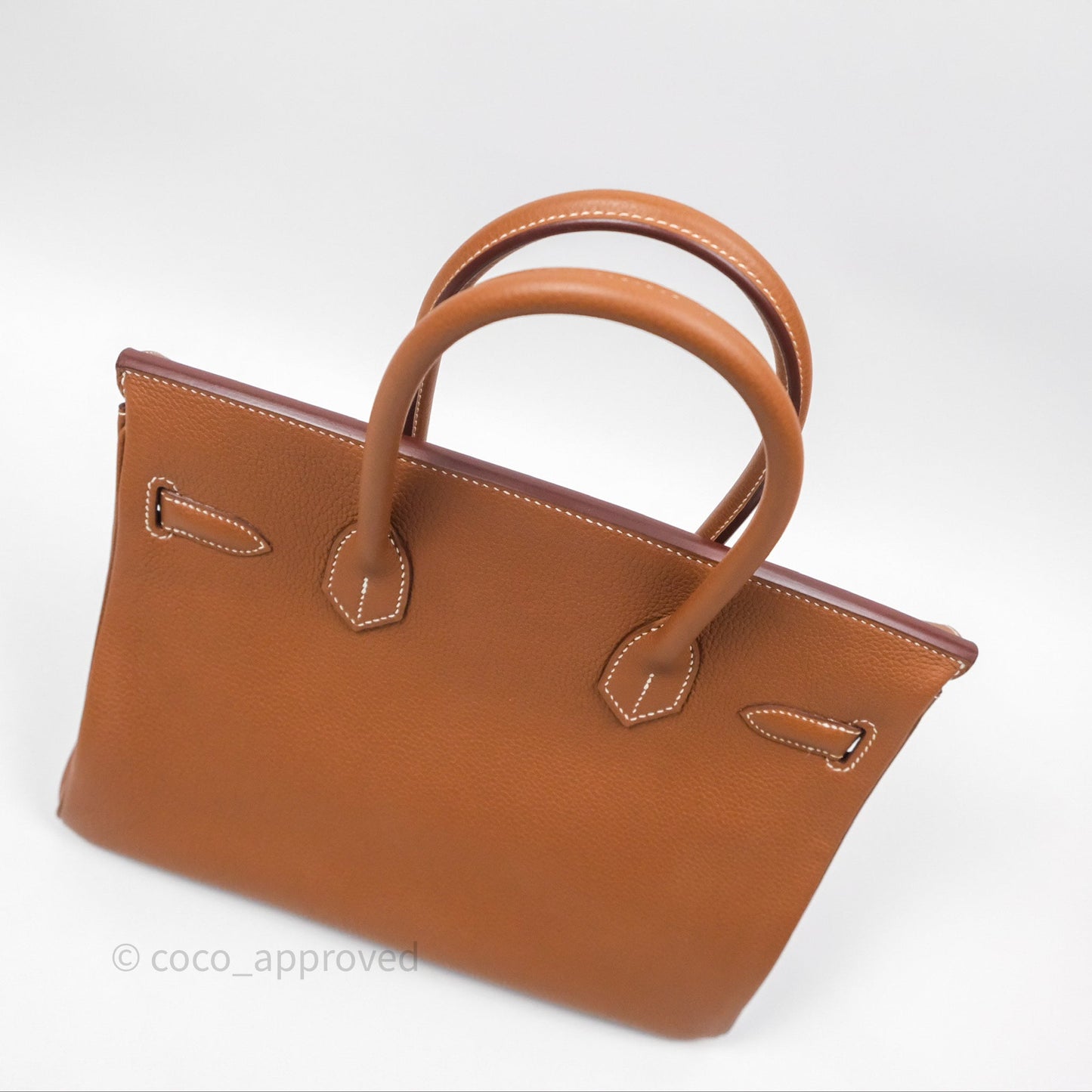 Hermès Birkin 30 Retourne Gold 37 Togo Gold Hardware