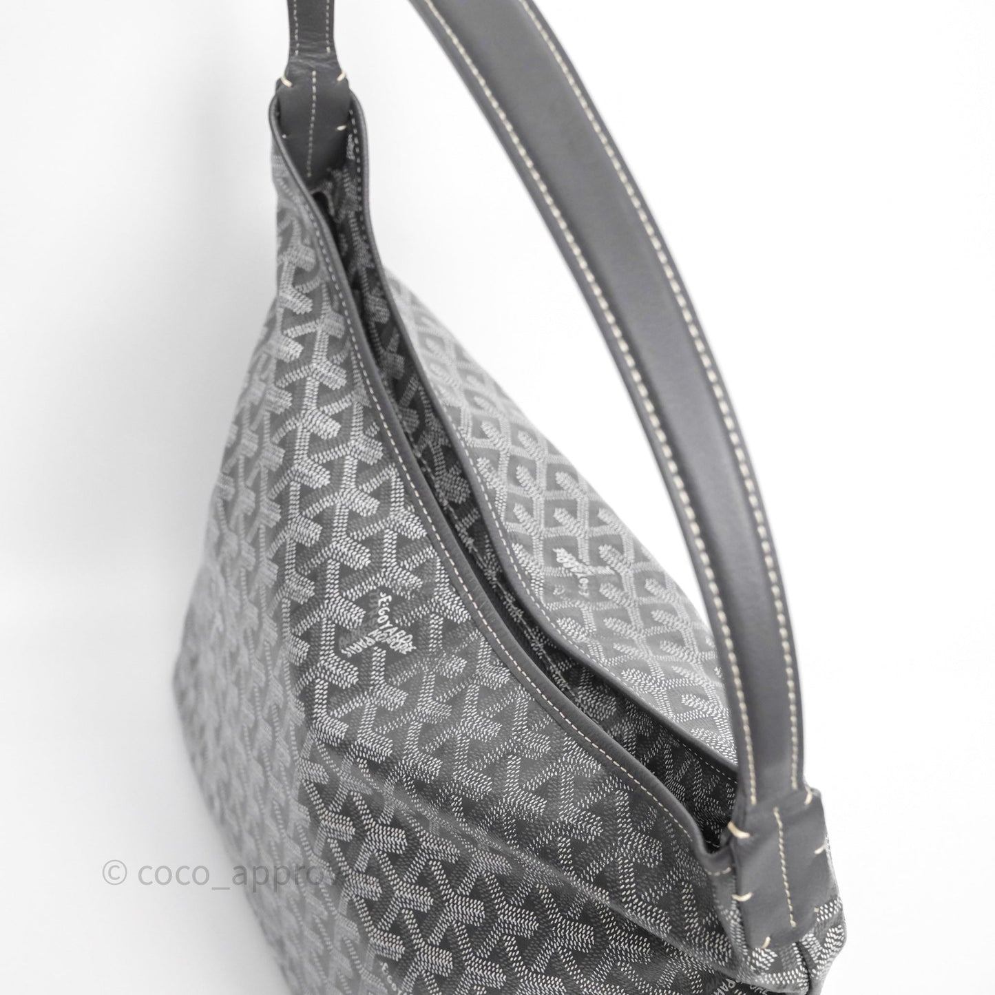 Goyard Bohème Hobo Bag Grey Goyardine Canvas