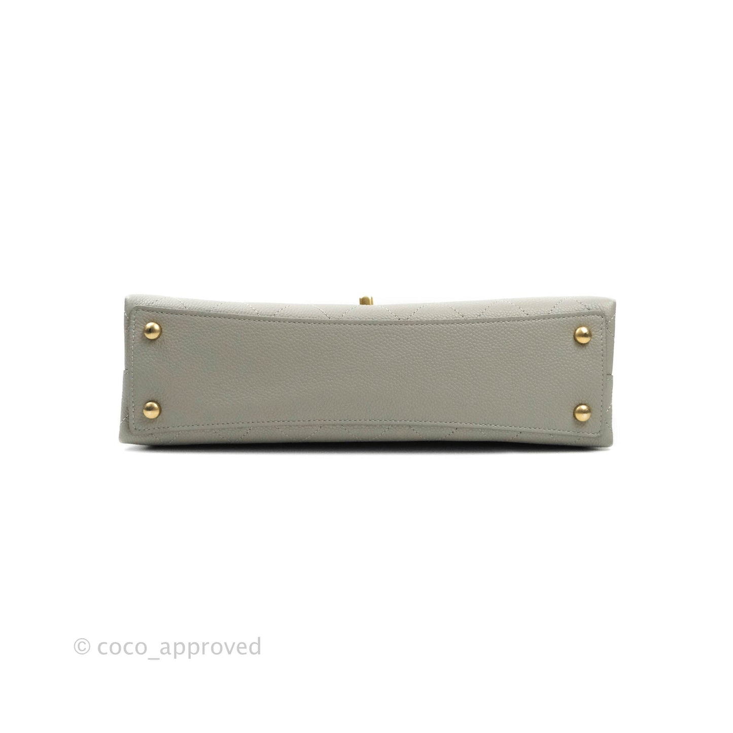 Chanel Chic Affinity Medium Grained Calfskin Grey Aged Gold Hardware