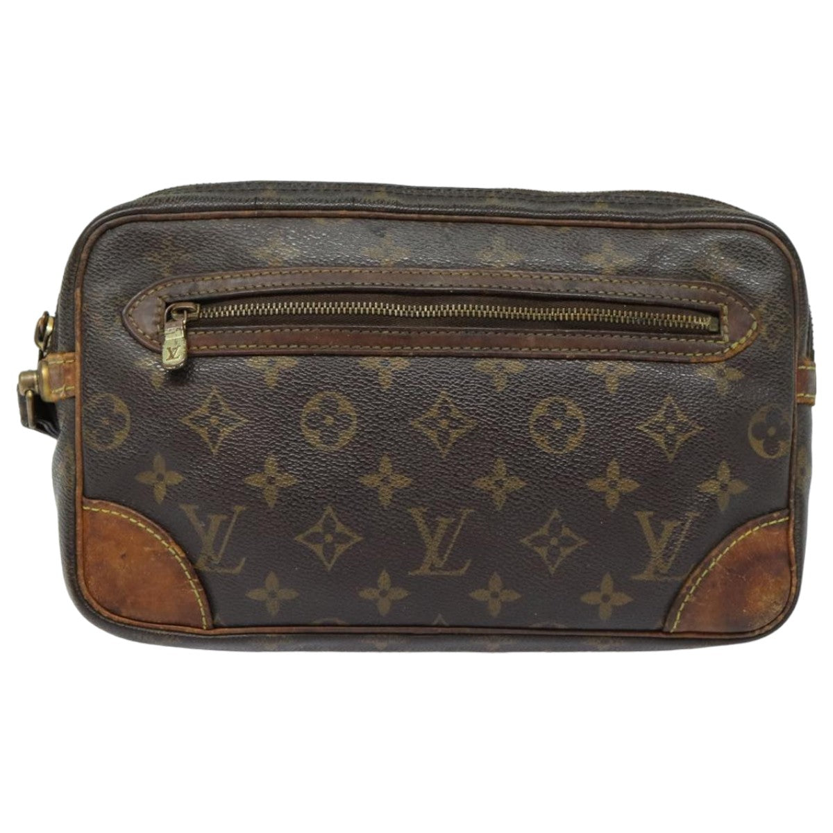 LOUIS VUITTON Monogram Marly Dragonne GM Clutch Bag M51825 LV 82905