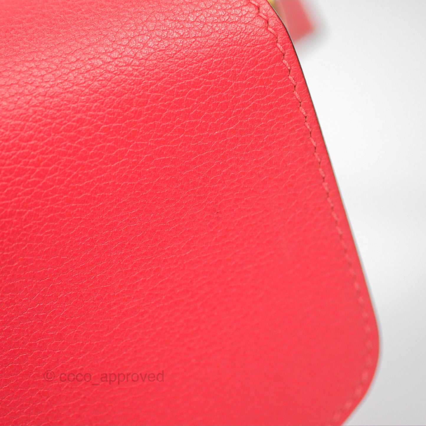 Hermès Roulis Mini 18 Rouge De Coeur Evercolor Permabrass Hardware