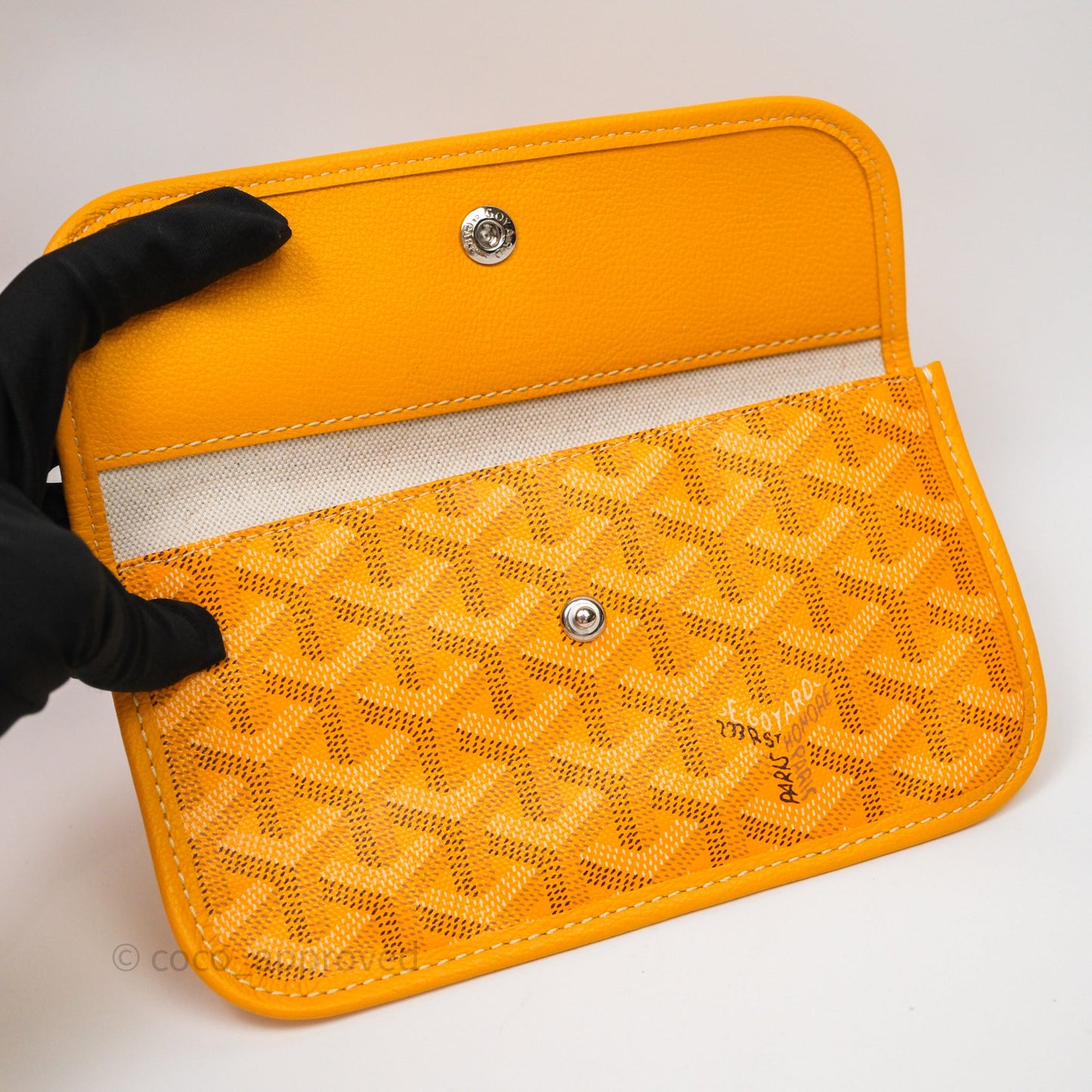 Goyard St. Louis GM Yellow Goyardine Canvas