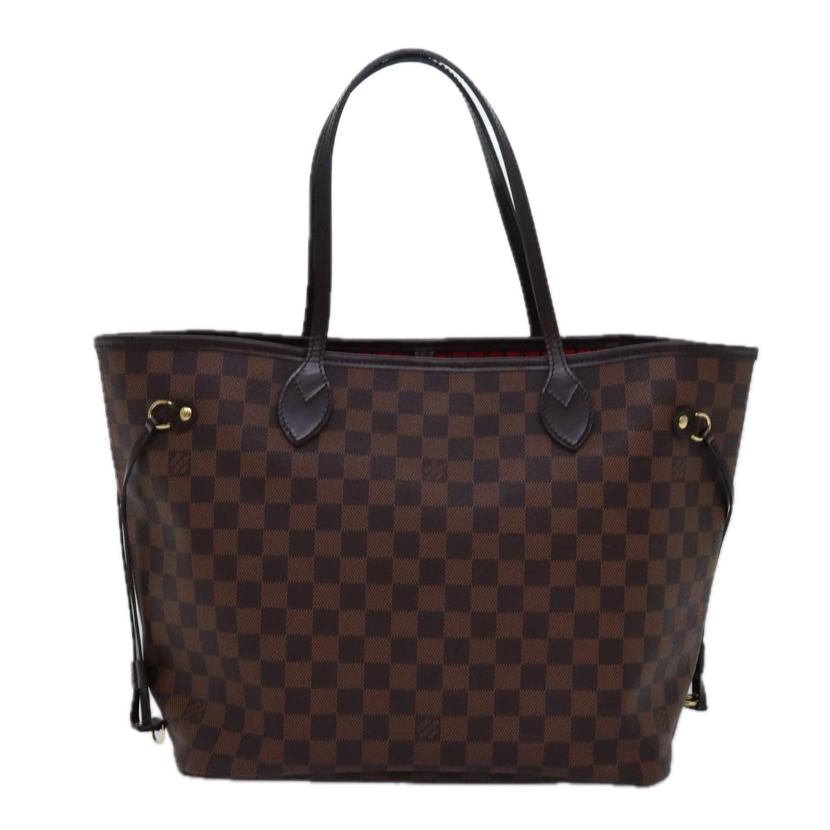 LOUIS VUITTON Damier Ebene Neverfull MM Tote Bag N51105 LV 82932A