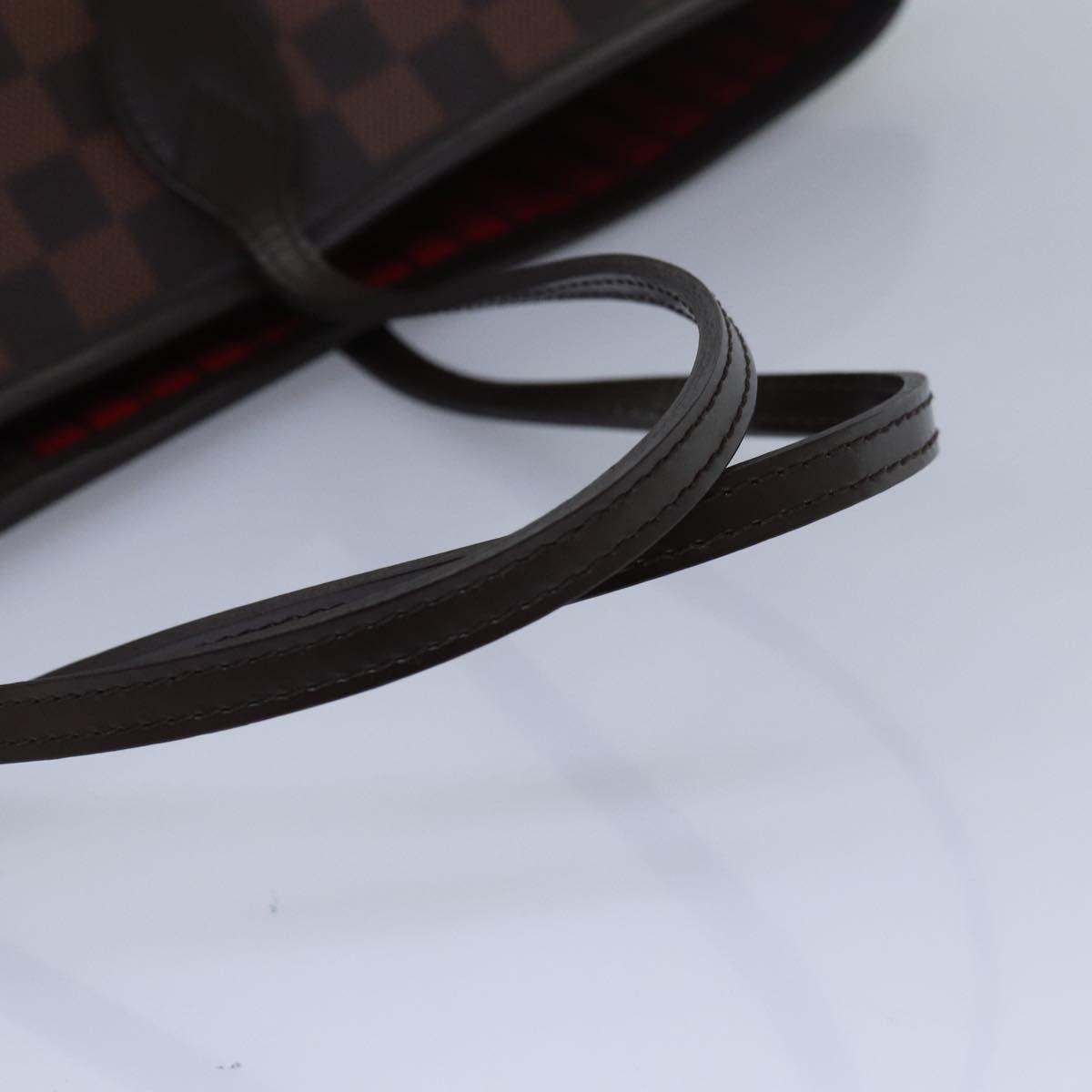 LOUIS VUITTON Damier Ebene Neverfull MM Tote Bag N51105 LV 82932A
