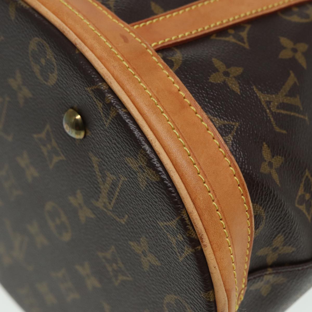 LOUIS VUITTON Monogram Bucket GM Shoulder Bag M42236 LV 82967
