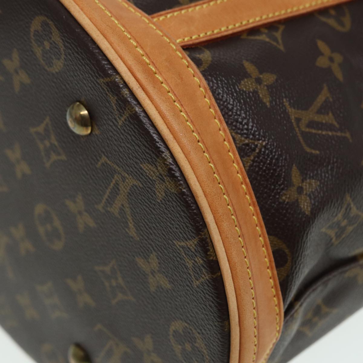 LOUIS VUITTON Monogram Bucket GM Shoulder Bag M42236 LV 82967