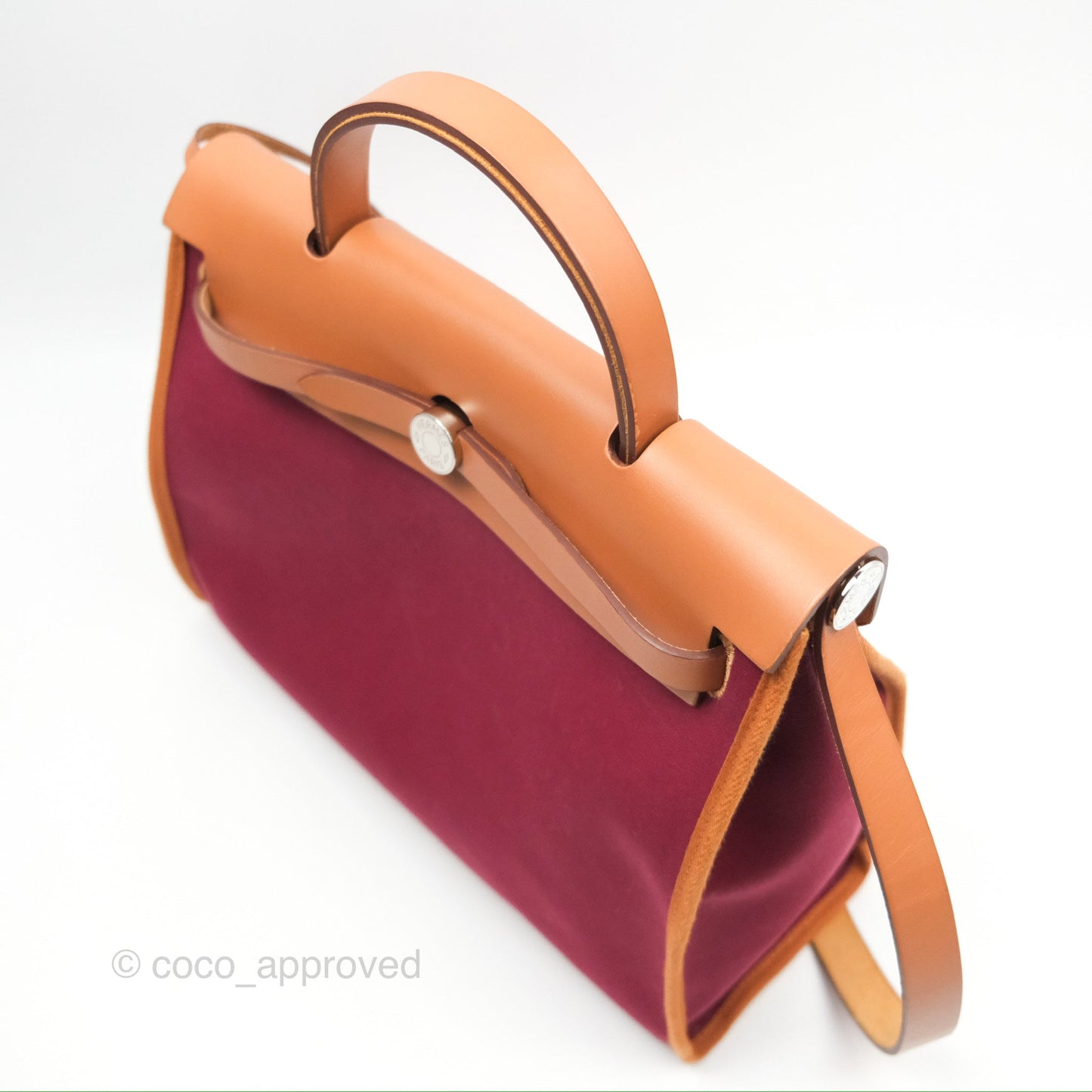 Hermès Herbag Zip 31 Retourne Rose Bubblegum Rubis Nature Canvas Palladium Hardware