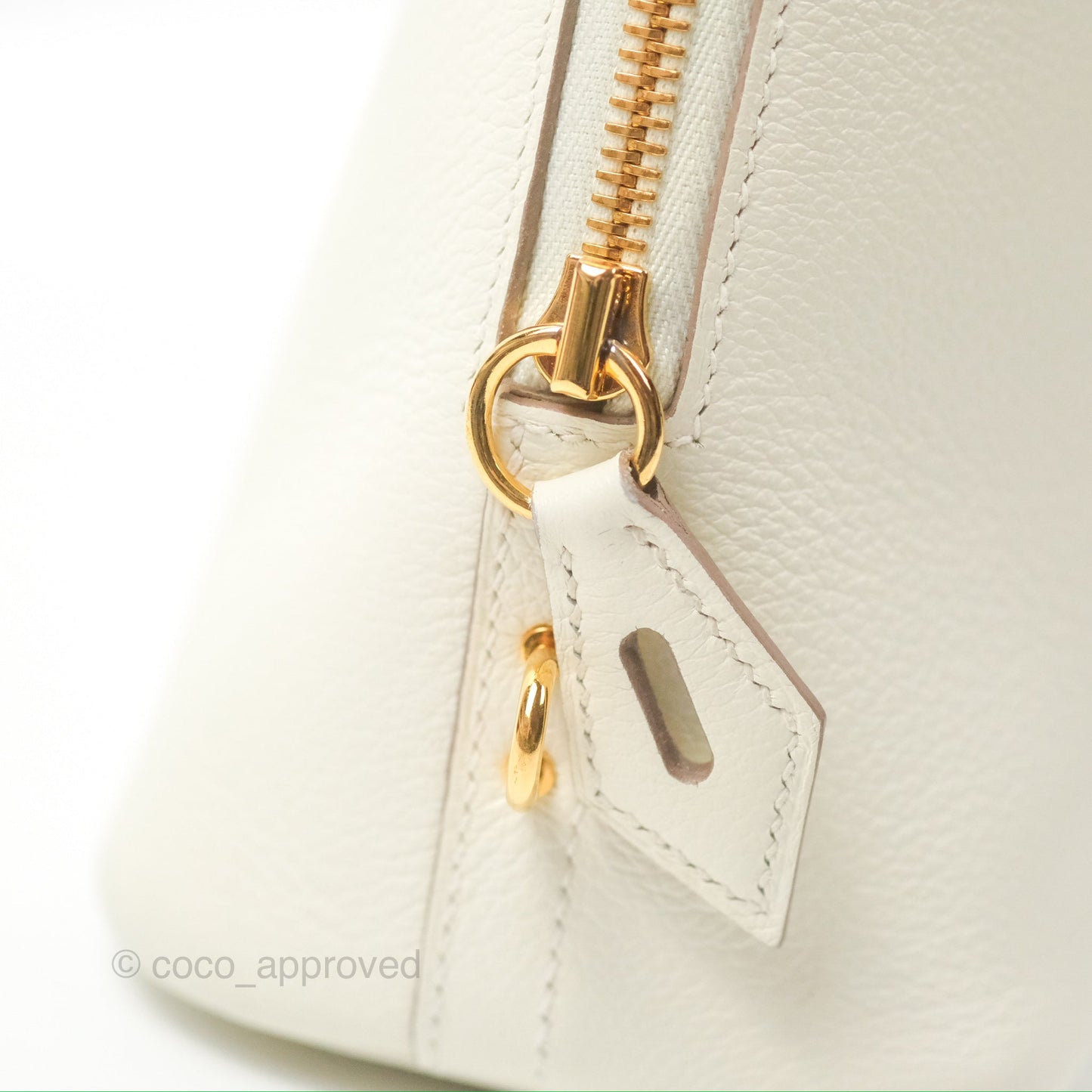 Hermès Bolide 1923 25 Mushroom 0T/Biscuit 48 Evercolor Gold Hardware