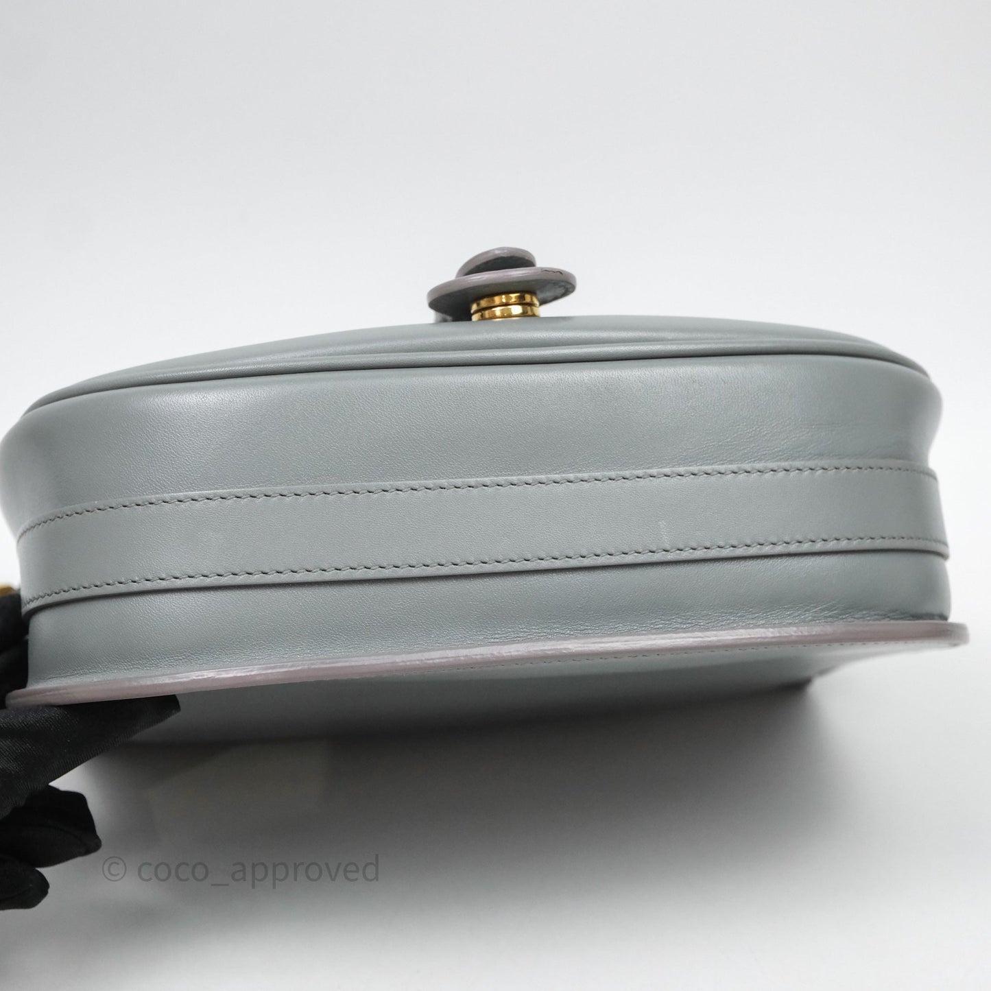 Christian Dior Medium Bobby Flap Grey Box Calfskin