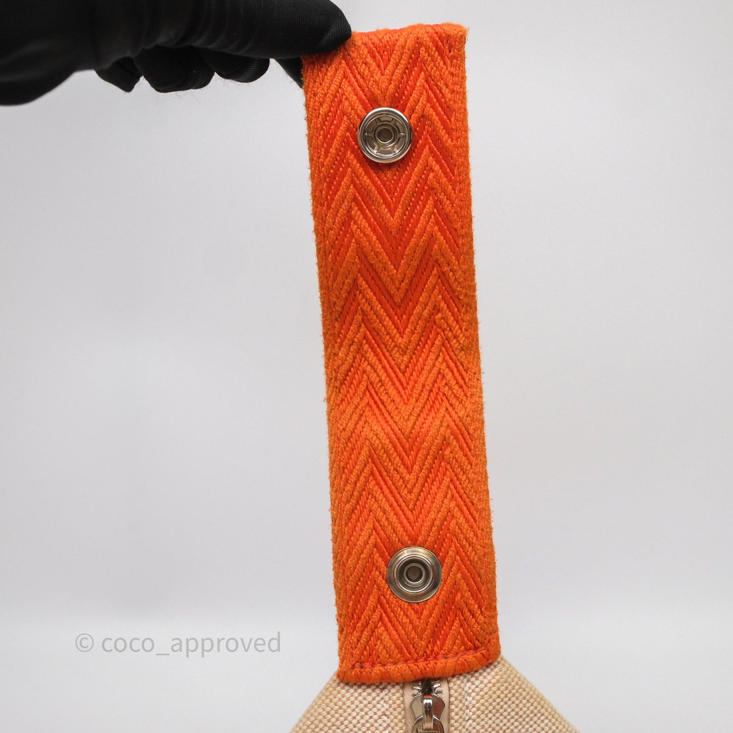 Hermès Small Bride-A-Brac Natural Orange Canvas