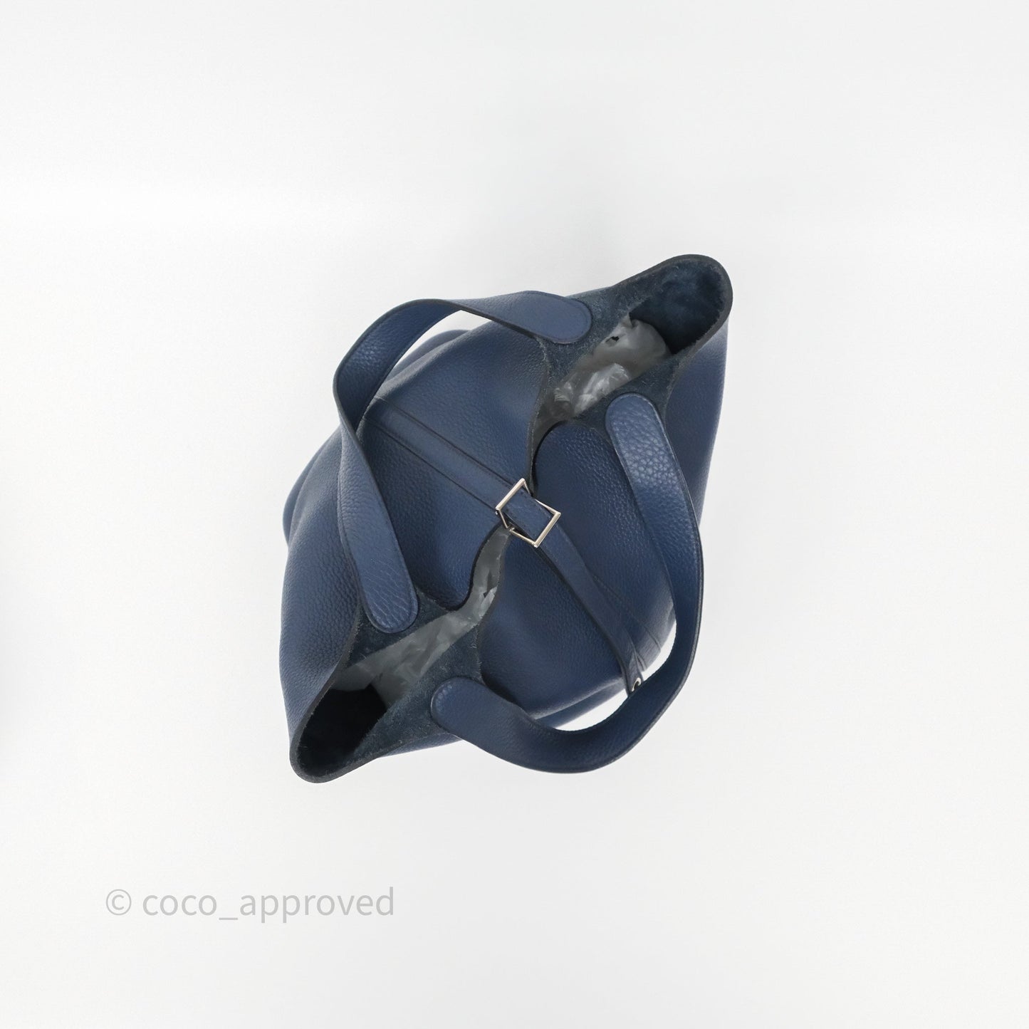 Hermès Picotin 22 Bleu Nuit 2Z Clemence Palladium Hardware