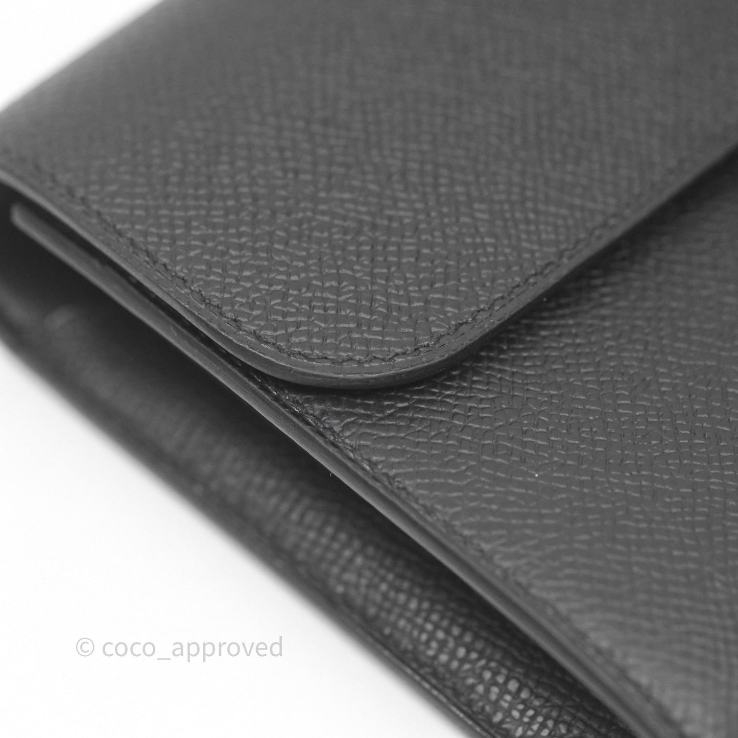 Hermès Constance Long To Go Wallet Black Noir 89 Epsom Gold Hardware