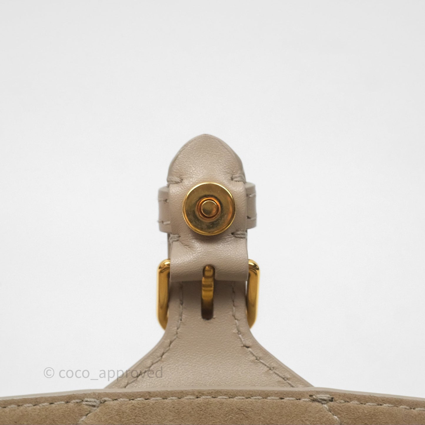 Christian Dior Bobby East-West Bag Calfskin Sand-Colored