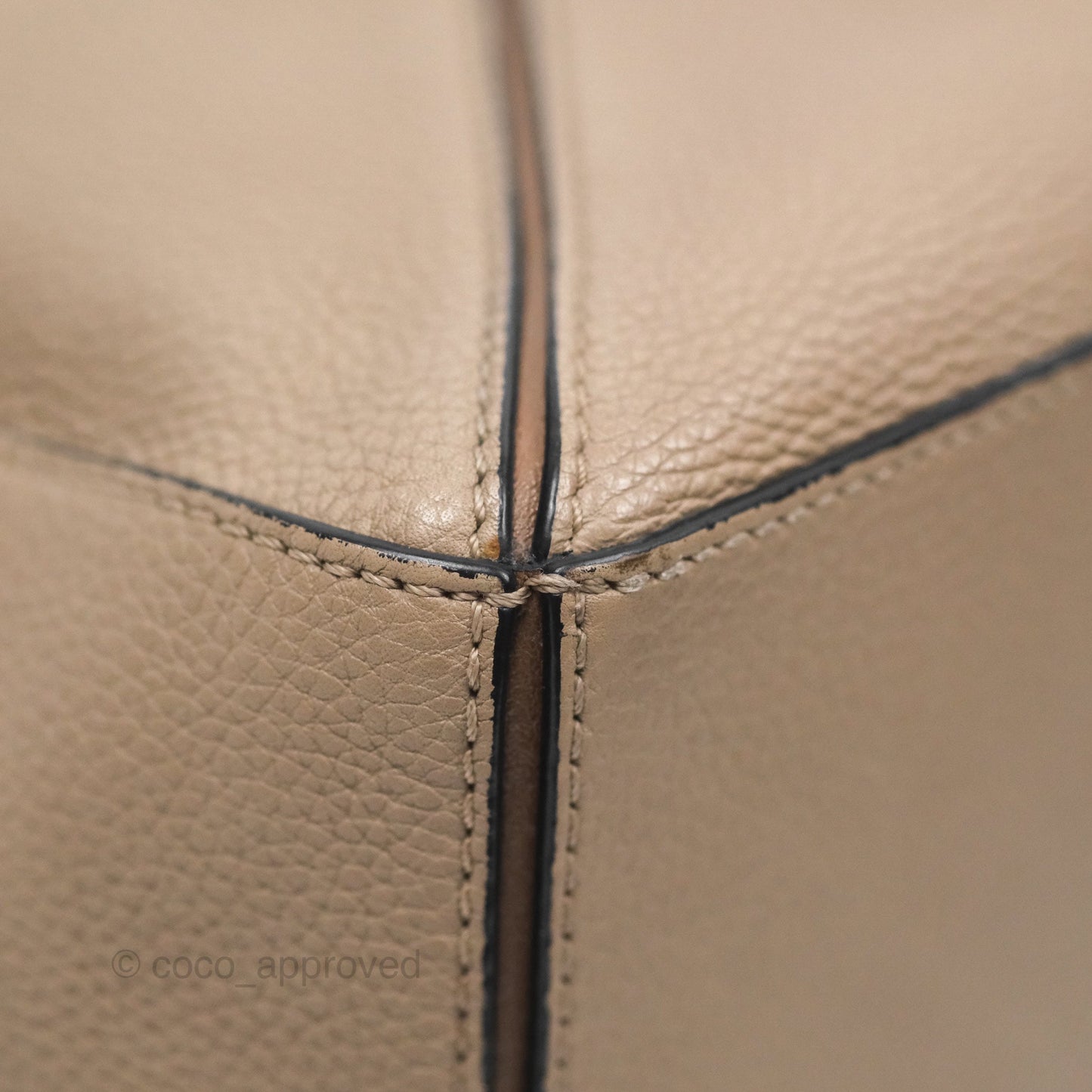 Loewe Small Puzzle Bag Sand Mink Grained Calfskin