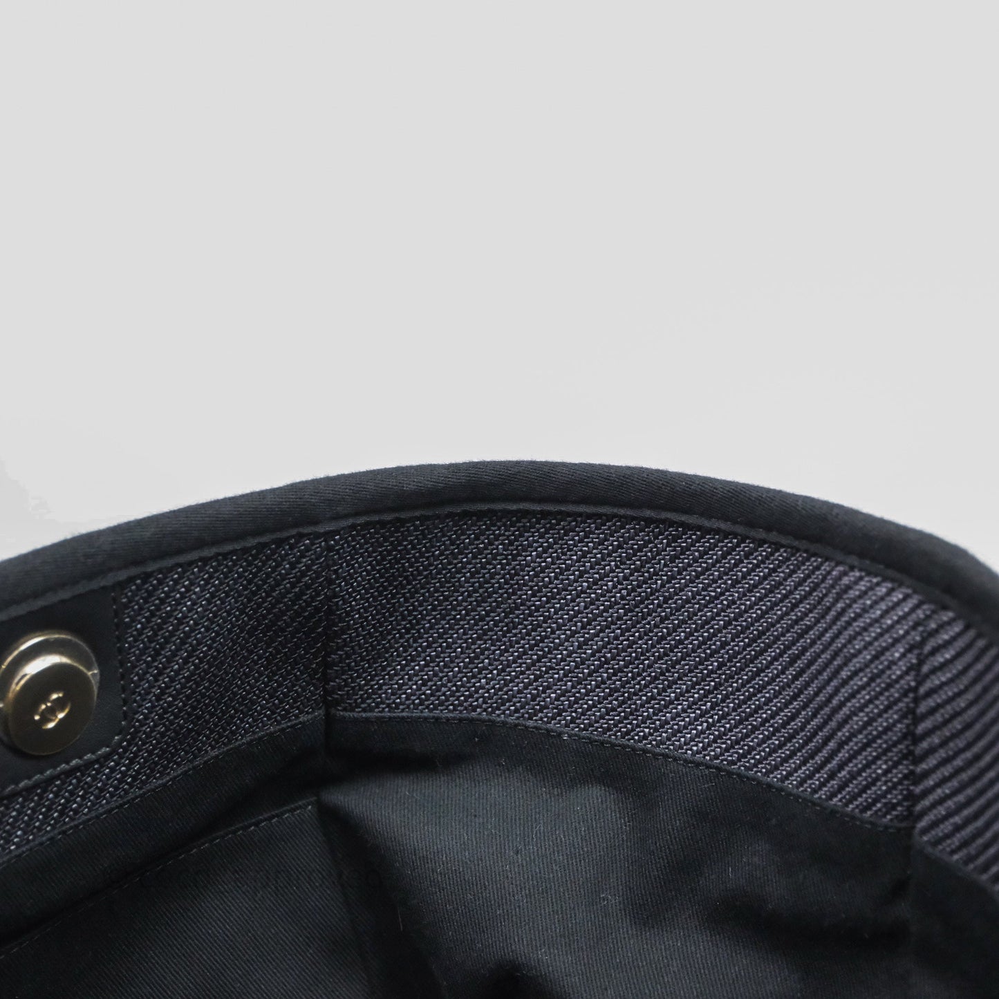 Chanel Medium Deauville Navy Canvas Gold Hardware