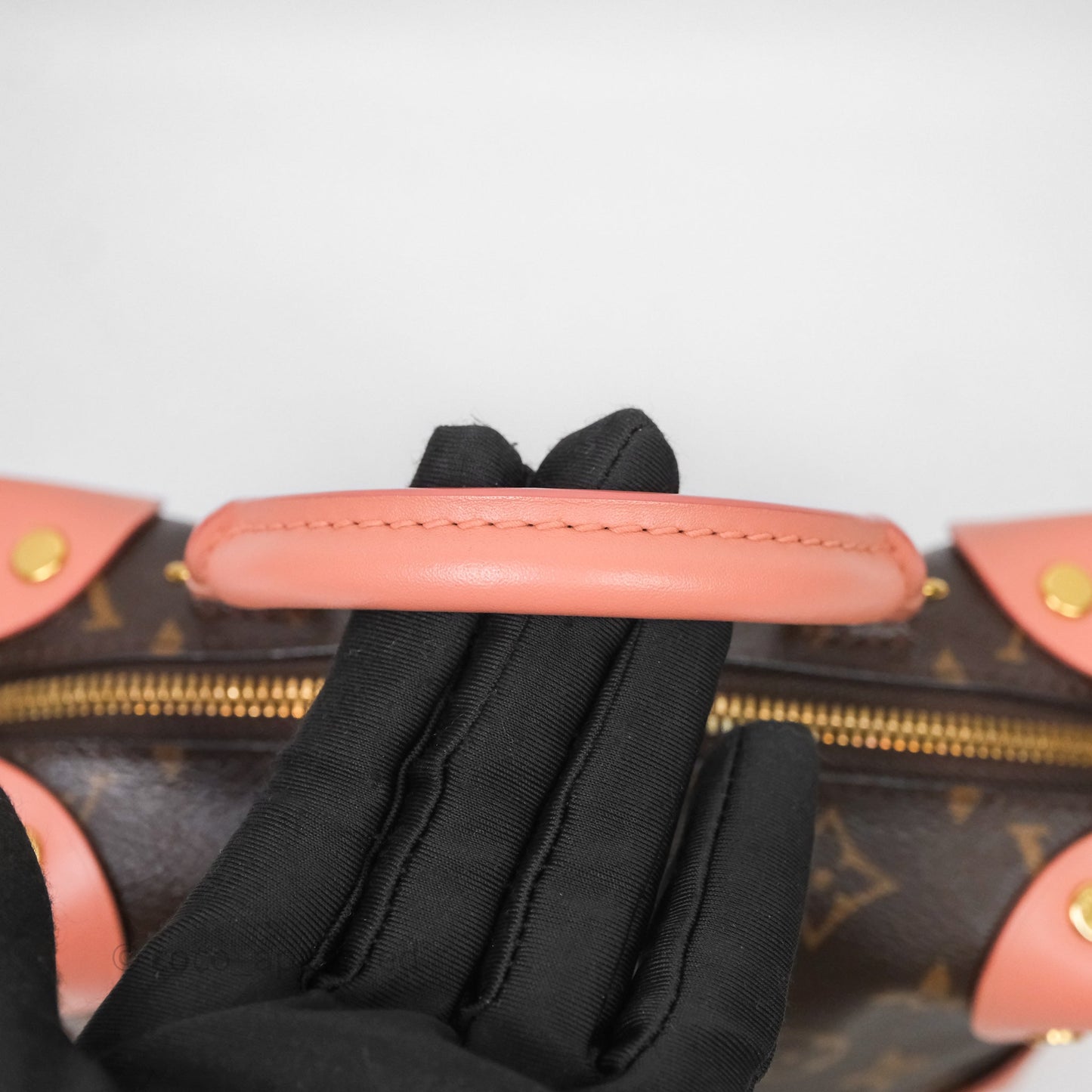 Louis Vuitton Petite Malle Souple Pink Monogram Canvas