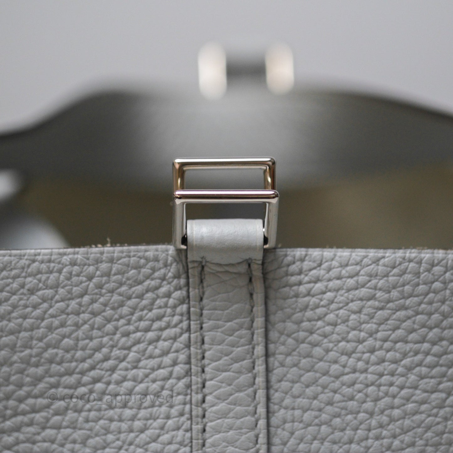 Hermès Picotin Lock 22 Bleu Pale 08 Clemence Palladium Hardware