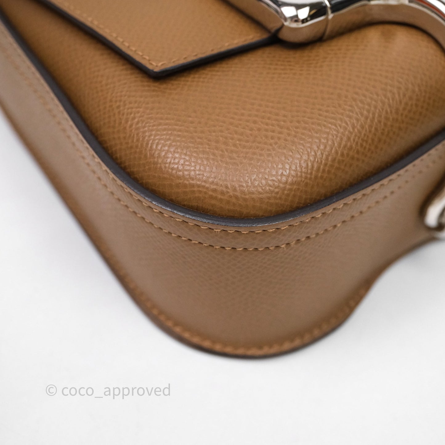 Hermès Della Cavalleria Mini Bag Alezan 3G Epsom Palladium Hardware