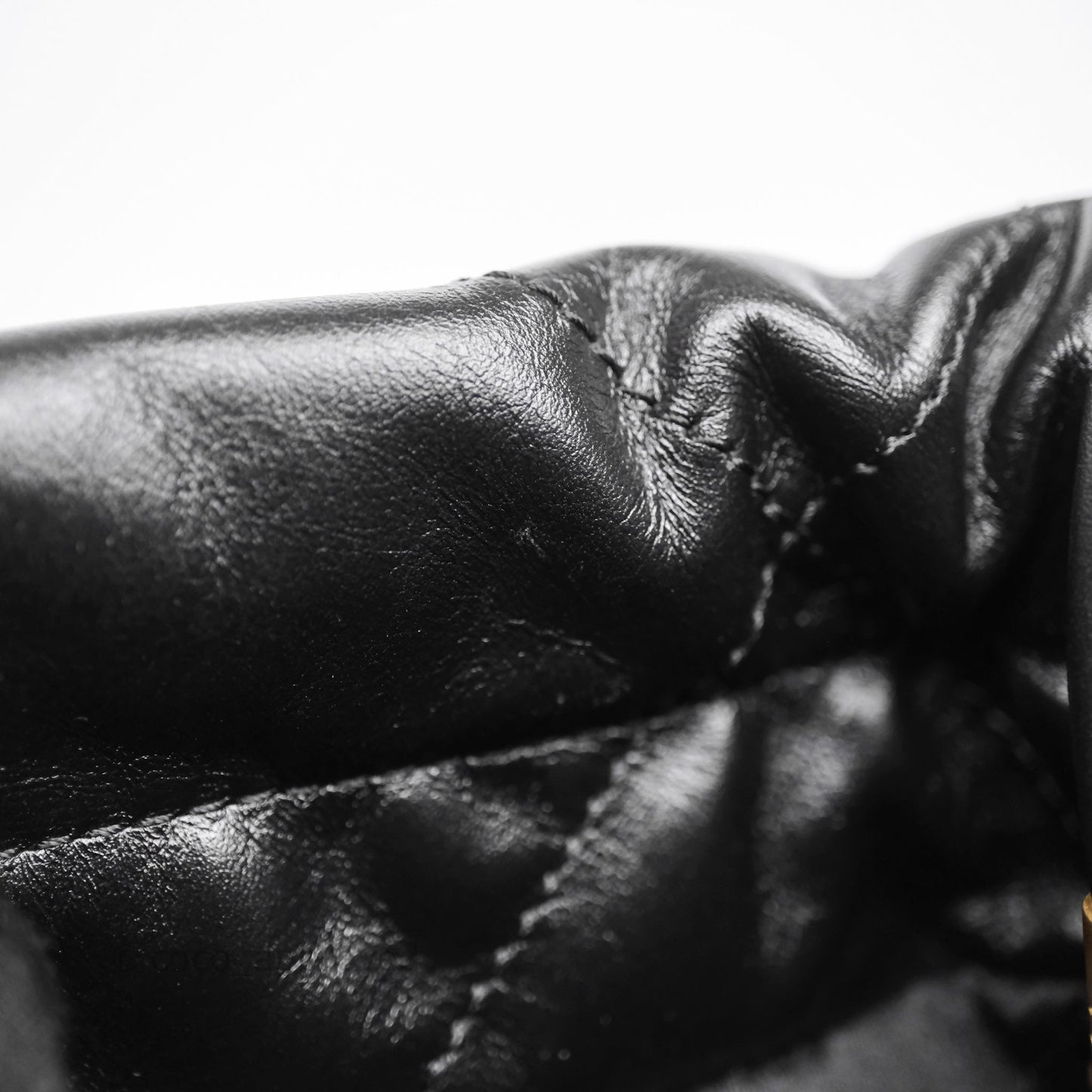 Chanel 22 Mini Bag Black Crumpled Calfskin