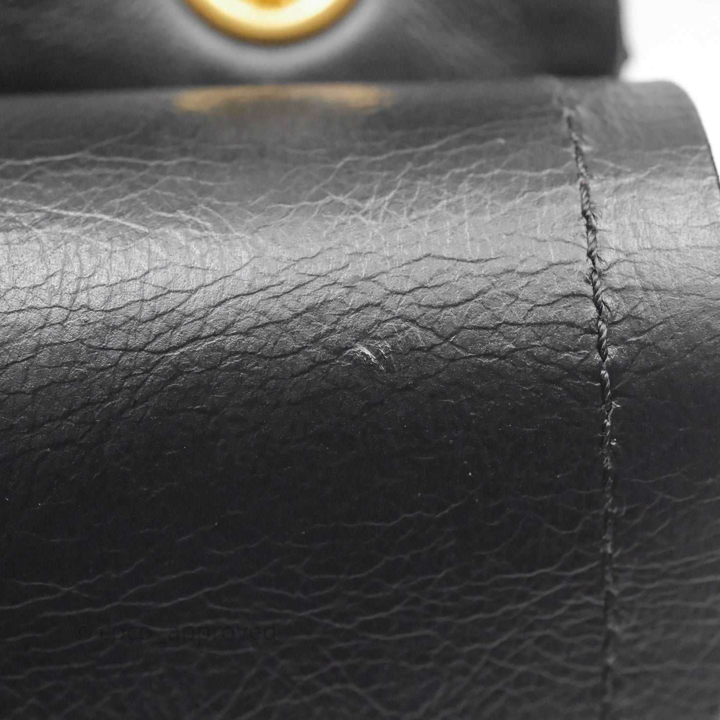 Chanel Quilted 2.55 Reissue 226 Flap Bag Black Aged Calfskin Gold Hardware