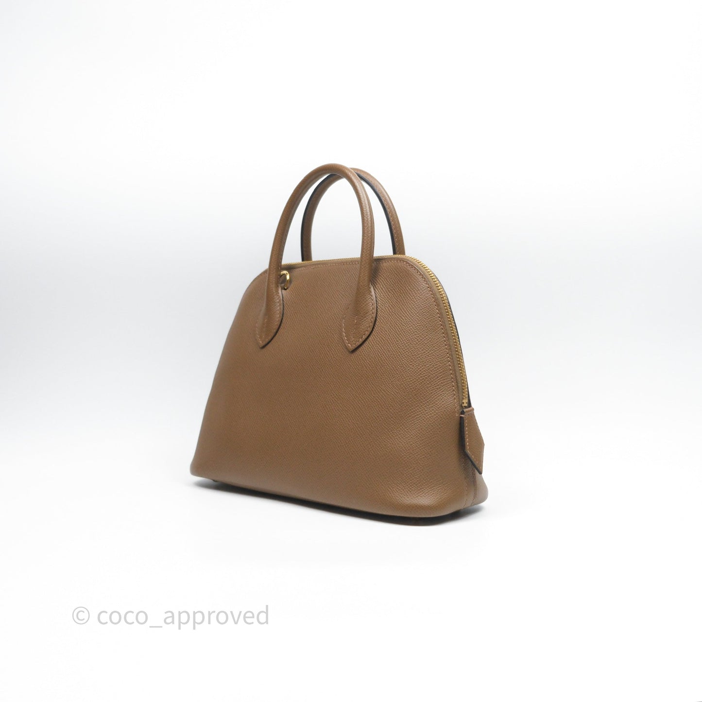 Hermès Bolide 25 Alezan 3G Epsom Gold Hardware