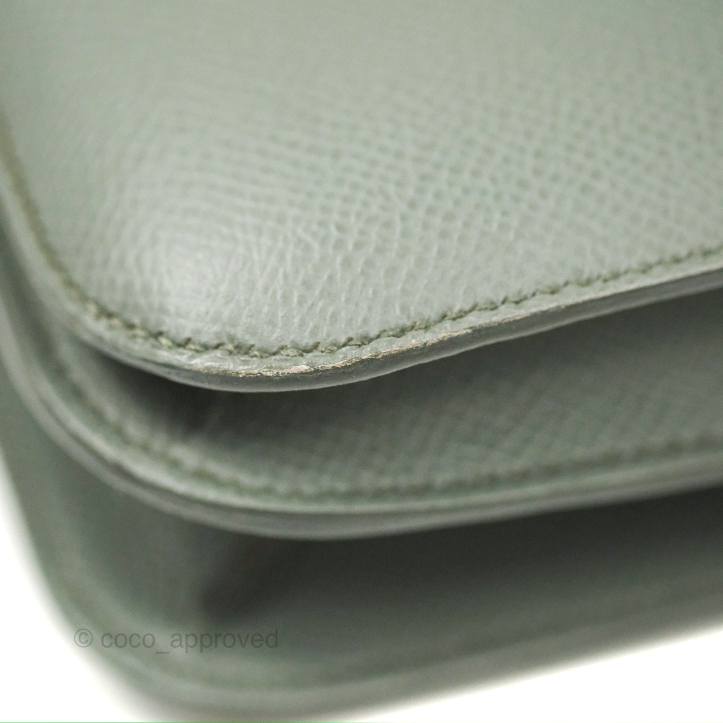 Hermès Constance Mini 18cm Vert Amande Epsom Gold Hardware