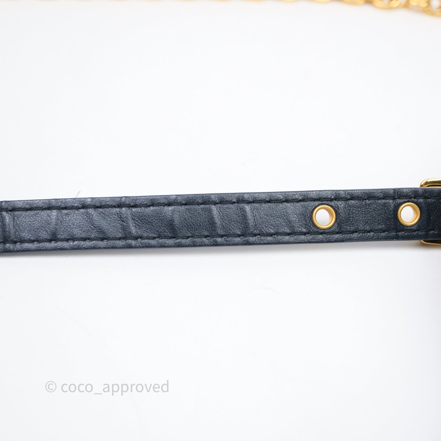 Christian Dior Montaigne East-West Bag Denim With Chain