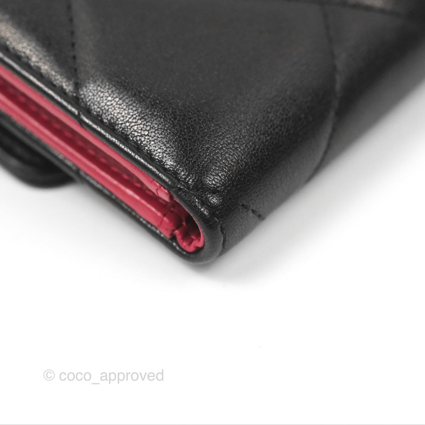 Chanel 19 Short Flap Wallet Black Lambskin