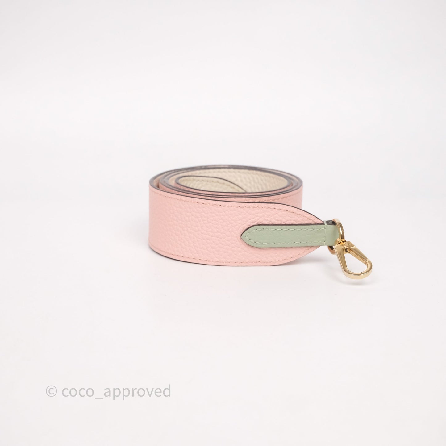 Louis Vuitton Capucines BB Creme Rose Jade Taurillon Leather Gold Hardware