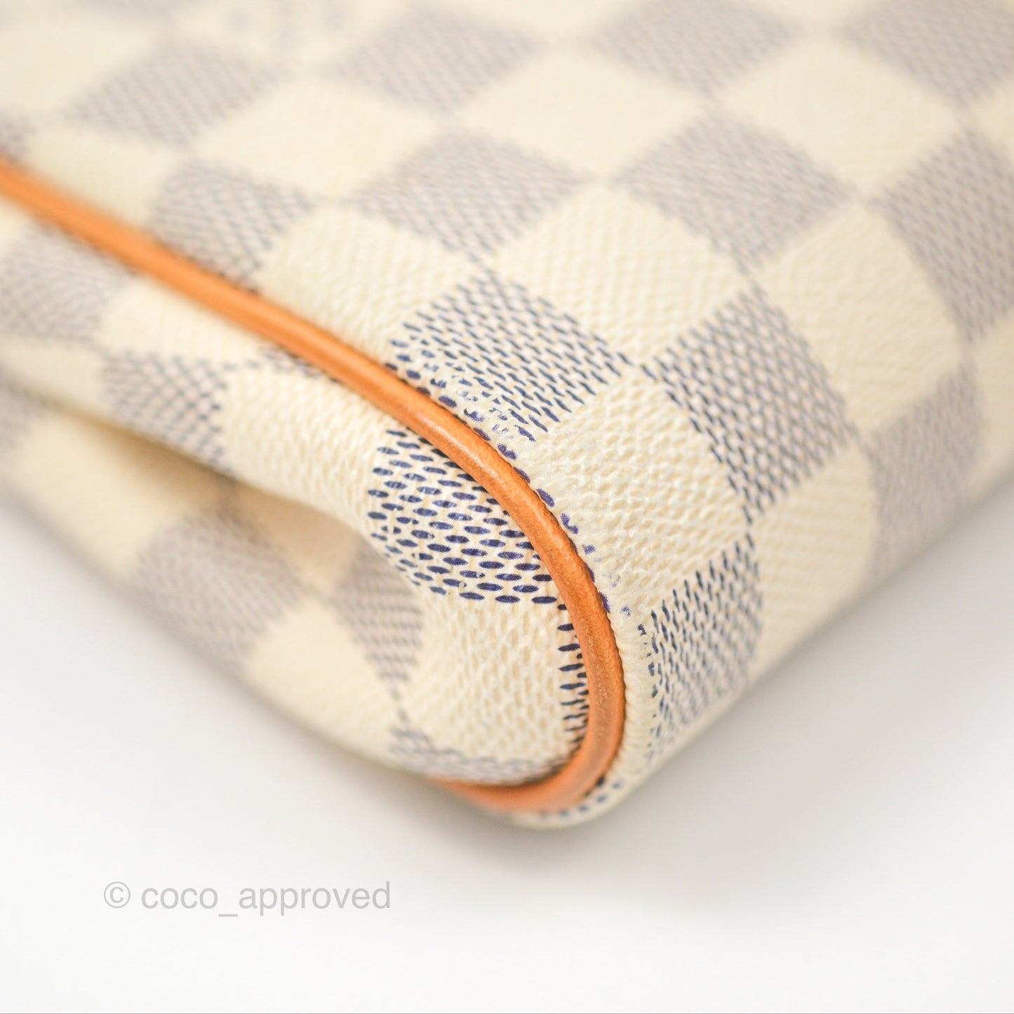 Louis Vuitton Eva Clutch With Strap Damier Azur