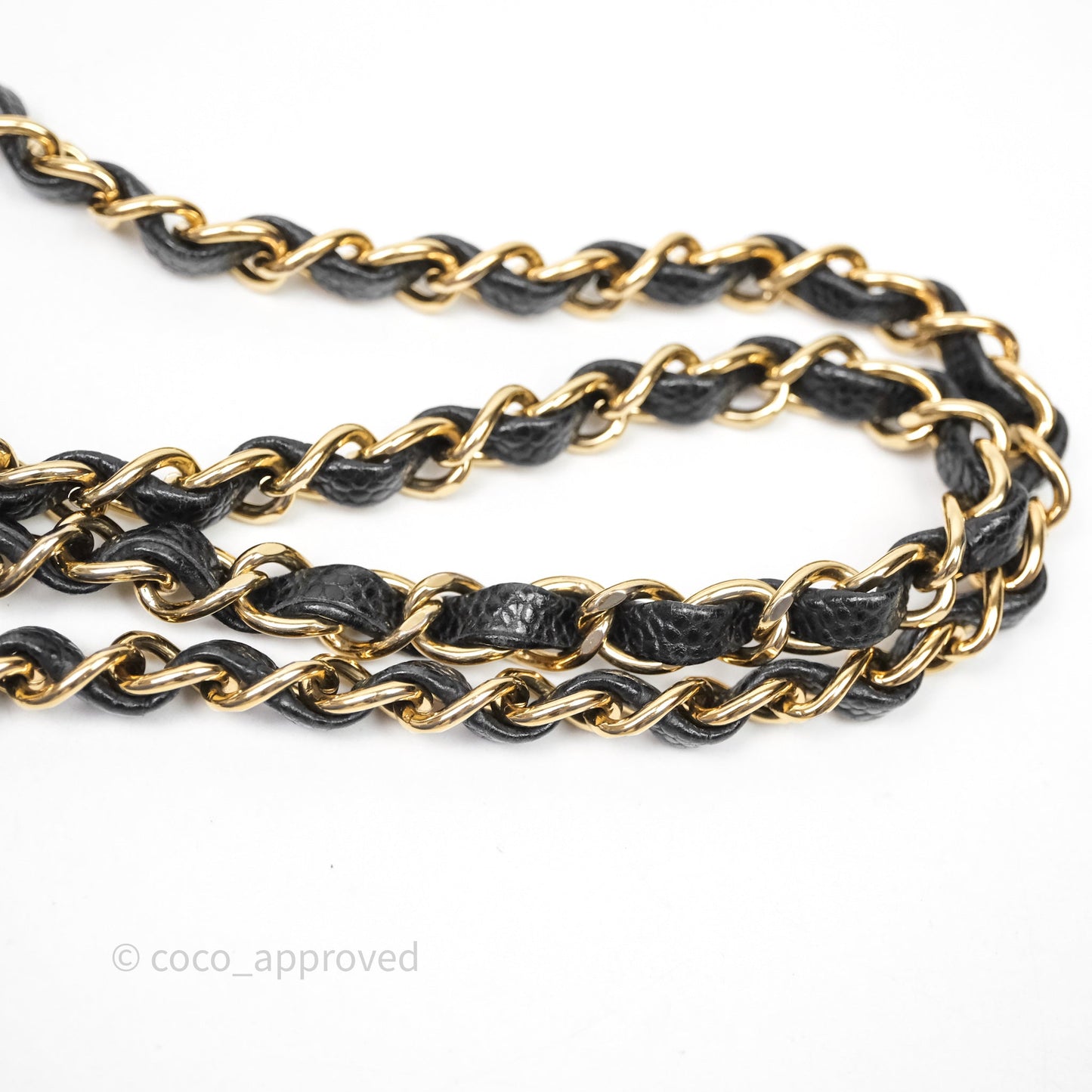 Chanel Classic M/L Medium Flap Quilted Black Caviar Gold Hardware