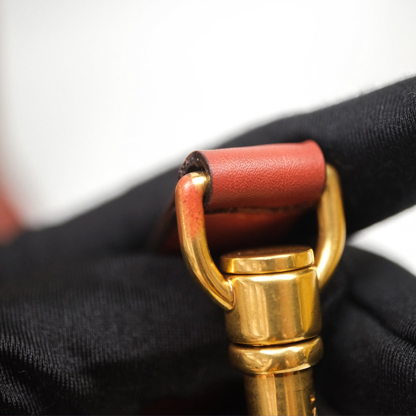 Celine Mini Belt Bag Brick Red Grained Goatskin Gold Hardware