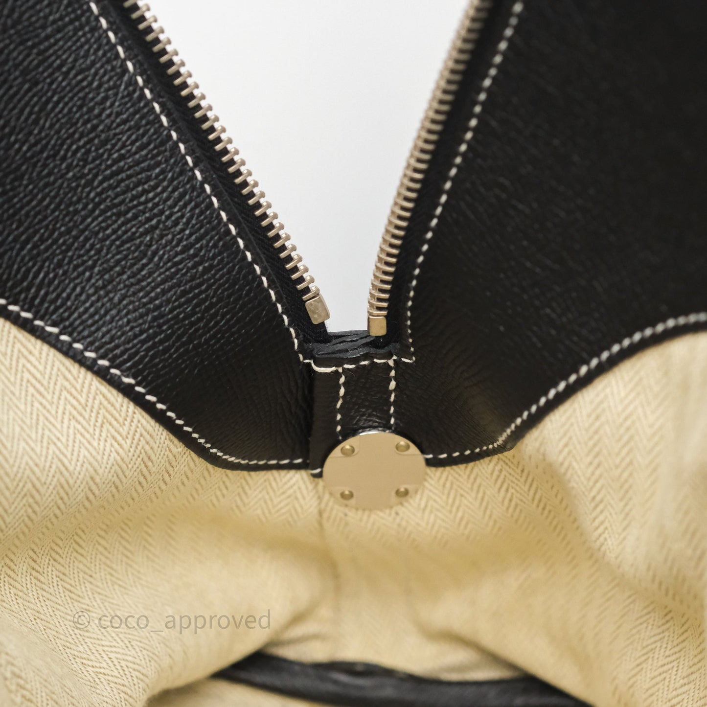 Hermès Bolide Relax 35 Black Noir 89 Epsom Palladium Hardware
