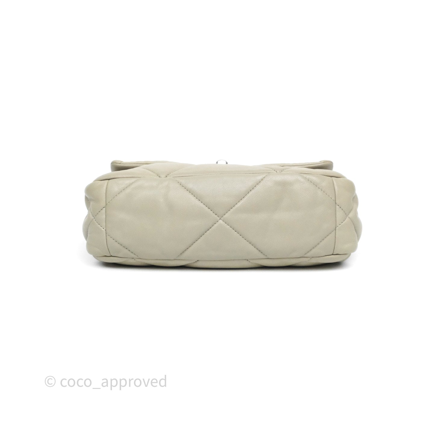 Chanel 19 Small Sage Grey Mixed Hardware