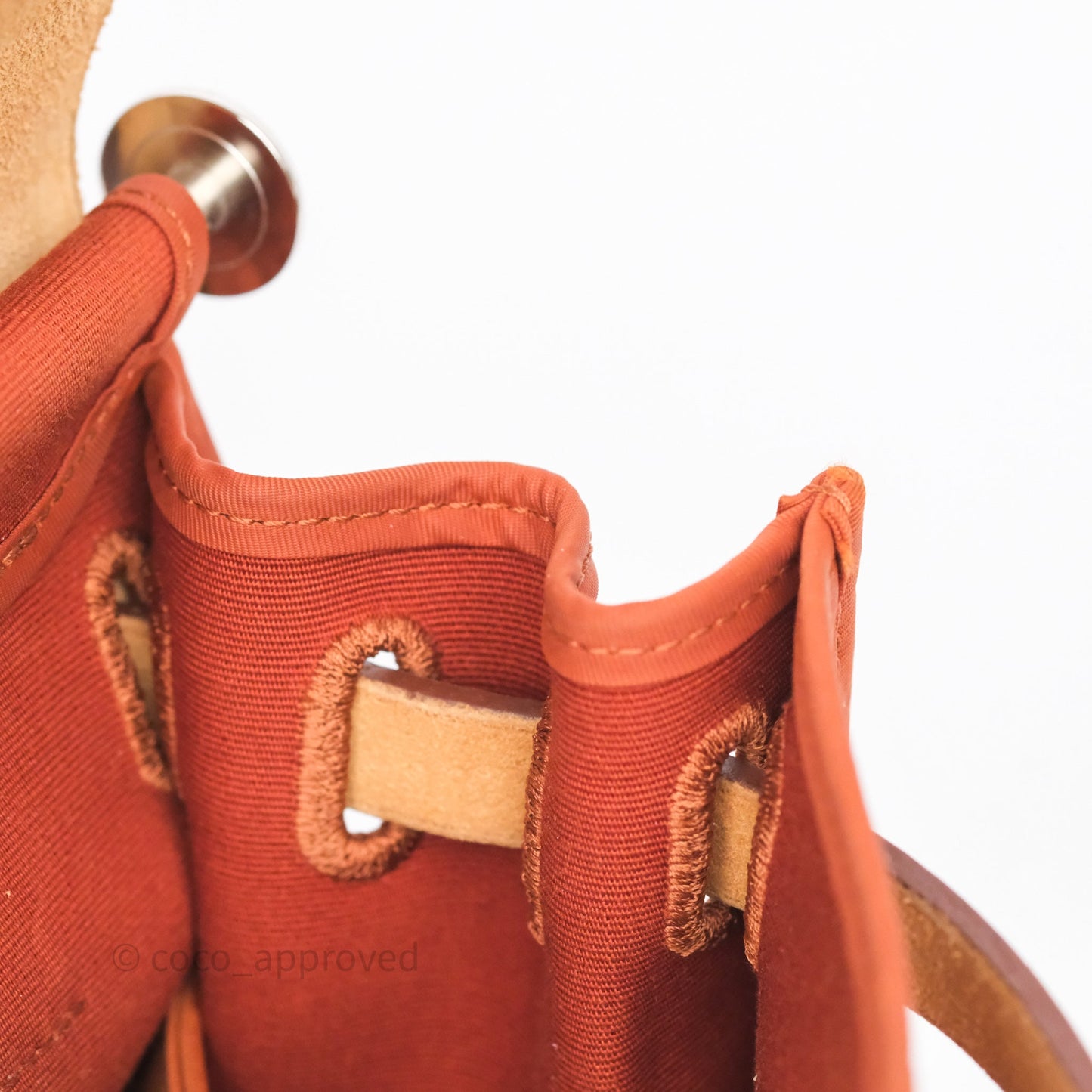 Hermès Herbag Zip 31 Cuivre Canvas Palladium Hardware