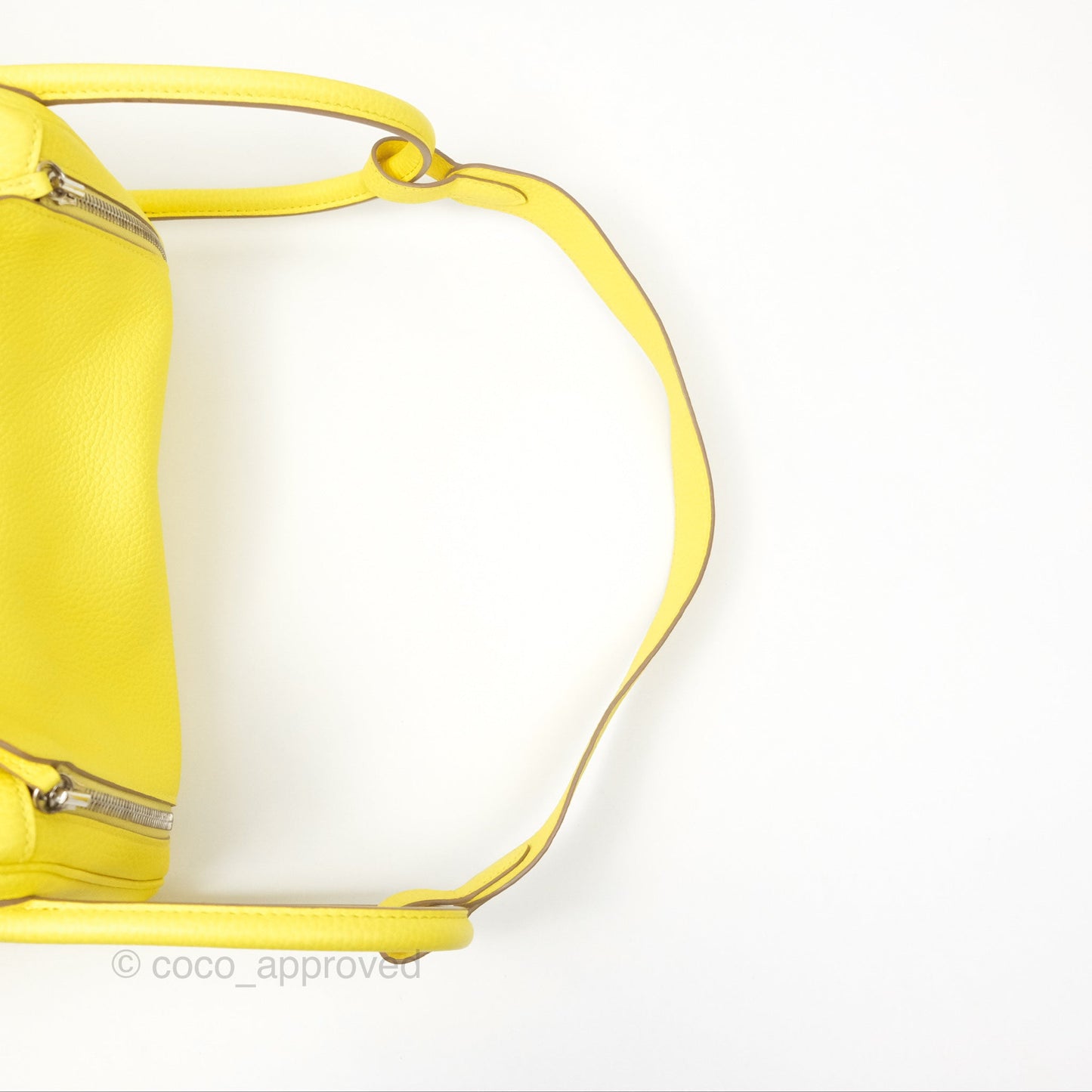 Hermès Lindy 30 Celemence Lime 9R Palladium Hardware