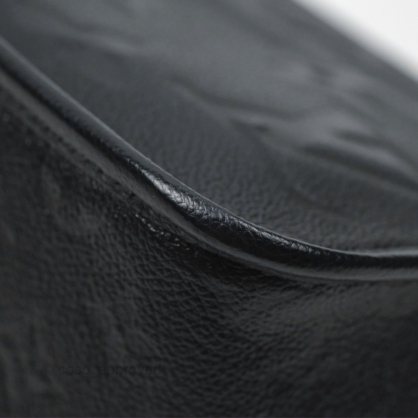 Louis Vuitton Diane Black Monogram Empreinte Leather