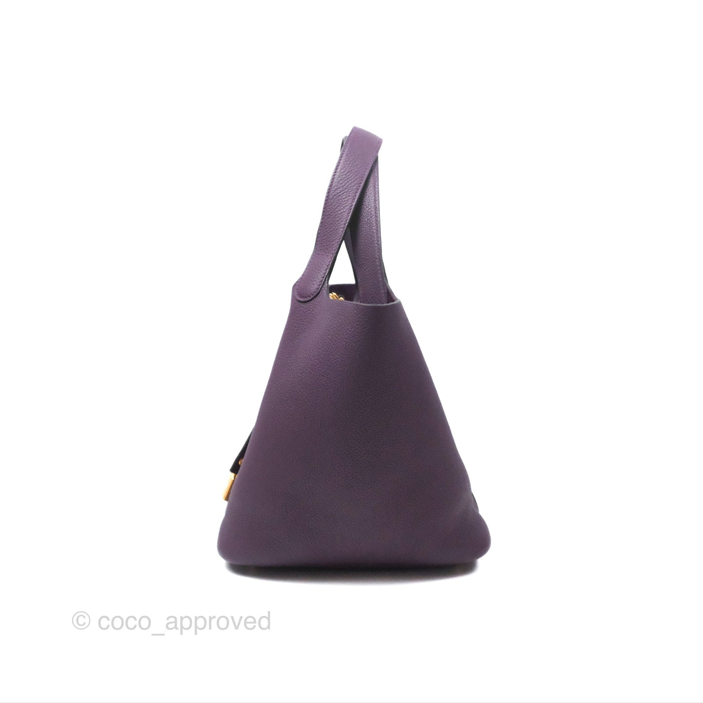 Hermès Picotin 22 Lock Cassis Taurillon Maurice Gold Hardware